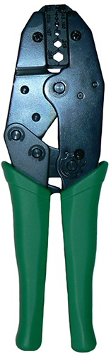 8.7″ hex crimp tool, suitable for crimp connectors/cables RG58/ RG59/ RG62/RG174/ RG142/ RG316 and fibre optic